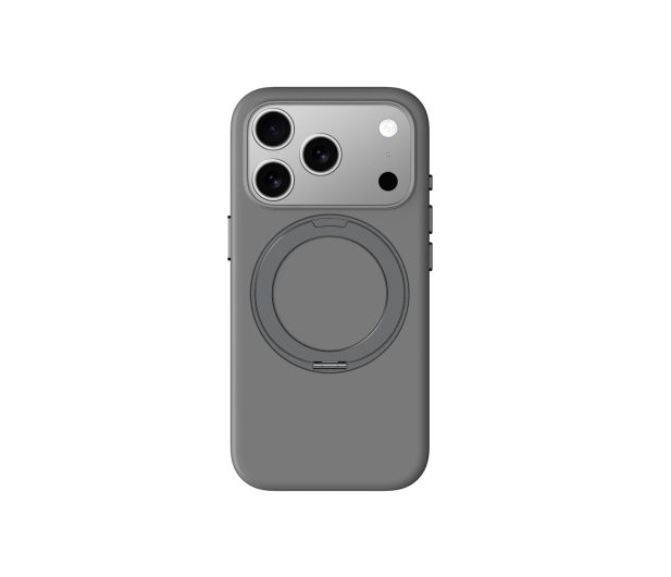 AmazingThing Cloudie na iPhone 17 Pro Max z podstawką - szare - 1526890 - zdjęcie 2